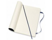 Блокнот Moleskine CLASSIC SOFT QP616B20 Large 130х210мм 192стр. линейка мягкая обложка синий сапфир