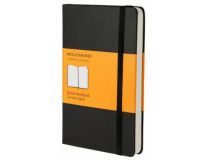 Блокнот Moleskine CLASSIC MM710 Pocket 90x140мм 192стр. линейка твердая обложка черный