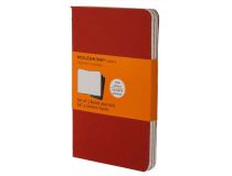 Блокнот Moleskine CAHIER JOURNAL CH111 Pocket 90x140мм обложка картон 64стр. линейка клюквенный (3шт)