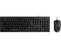 OKLICK Keyboard & Optical Mouse 630M Black (Кл-ра, USB+Мышь 3кн, Roll, USB)  1091260 