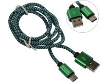 Defender 87816 Кабель USB2.0 AM-- USB-C M 1м, Green