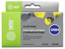 Картридж Cactus CS-EPT0484 Yellow для Epson Stylus Photo R200/R220/R300/R320/R340
