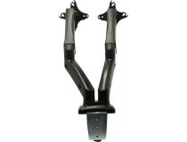 ONKRON G160 Black Настольный кронштейн для 2-х мониторов (VESA75/100, 13-27 , 2x2-6.5кг)