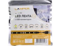 Lamper 141-382 (1м, 4.8Вт/м, 5В, USB, Yellow)