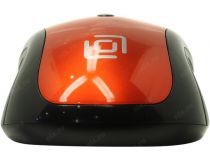 OKLICK Optical Mouse 385M  Black-Red  (RTL) USB 3btn+Roll 1066865 