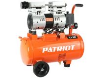 Patriot WO 24-160 Компрессор поршневой безмасляный (1100Вт, 8бар, 160л/мин, ресивер 24л)