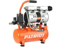 Patriot WO 10-120 Компрессор поршневой безмасляный (650Вт, 8бар, 120л/мин, ресивер 10л)