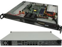 SuperMicro 1U 5019C-M4L (LGA1151, C242,SVGA, SATA RAID, 4xGbLAN, 4DDR4 350W)
