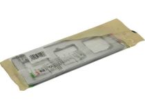 Legrand Etika 672553  Рамка (3 поста, серебристая)