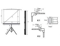 [LMV-100107] на штативе Lumien Master View 153x203 см MatteWhiteFiberGlass устойчивый штатив 4:3