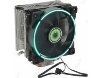 GameMax Gamma 500 Green (4пин,775/1155/AM2/AM4/FM2,18-30.5дБ,800-1800об/мин,Al+тепл.трубки)