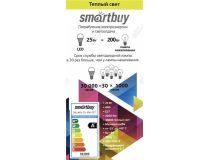 Smartbuy SBL-A65-25-30K-E27 (E27, 2000 люмен, 3000К, 25Вт, 220-240В)