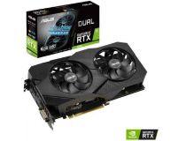 6Gb PCI-E GDDR6 ASUS DUAL-RTX2060-6G-EVO (RTL) DVI+2xHDMI+DP GeForce RTX2060 