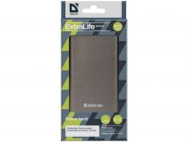 Внешний аккумулятор Defender ExtraLife 8000B (USB 2.1A, 8000mAh, Li-Pol) 83622 