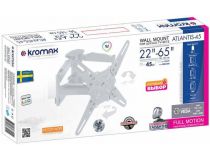 Kromax ATLANTIS-45 White Универсальное поворотное крепление (VESA75-400, 45кг)