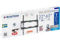 Kromax ELEMENT-3 Black фиксированный кронштейн (VESA50-400, 50кг)