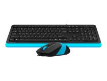 Клавиатура A4Tech Fstyler F1010 Blue (Кл-ра, USB,+Мышь,4кн, Roll, USB)