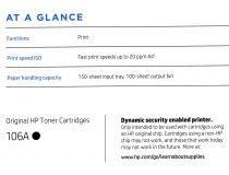 HP Laser 107a 4ZB77A  (A4, 20стр/мин, 64Mb, USB2.0)