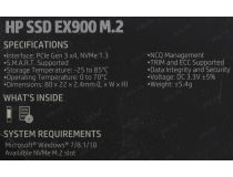 SSD 500 Gb M.2 2280 M HP EX900  2YY44AA 3D TLC