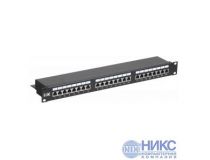 Patch Panel 19 1U UTP 24 port кат.5e ITK  PP24-1UC5ES-D05 