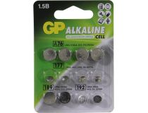 GP ACM02F—2CR12 Набор батареек щелочных (alkaline) 1.5V, 4xLR44, 2xLR54, 4xLR626, 2xLR41