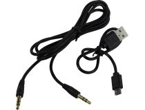 Наушники с микрофоном SVEN AP-B500MV Black (Bluetooth, беспроводные + шнур 0.8м, Li-Ion)