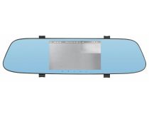 Digma FreeDrive 404 MIRROR DUAL Black (2xCam, 1920х1080/640x480, 170°, LCD 5 , G-sens, microSDHC, мик, Li-Ion)