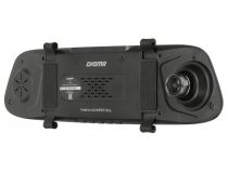 Digma FreeDrive 404 MIRROR DUAL Black (2xCam, 1920х1080/640x480, 170°, LCD 5 , G-sens, microSDHC, мик, Li-Ion)