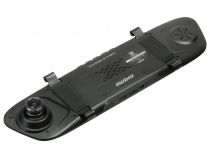 Digma FreeDrive 404 MIRROR DUAL Black (2xCam, 1920х1080/640x480, 170°, LCD 5 , G-sens, microSDHC, мик, Li-Ion)