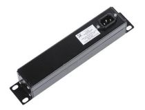 ЦМО  БР-3П-10-9005 Блок силовых розеток 10”, чёрный, 1U, 3 евророзетки, вход IEC-320-C14