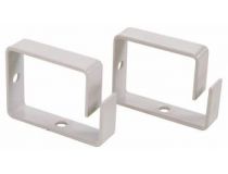 Кабельный органайзер (скоба, 65х45х15, серый)