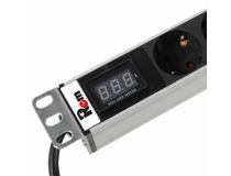 Rem (ЦМО) R-16-8S-Am-440-3 Блок силовых розеток 19 , 1U, 8 евророзеток, шнур 3м