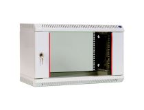 ЦМО ШРН-Э-6.350 Шкаф 19 настенный, серый 6U 600*350, дверь стекло-метал