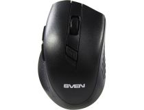 SVEN Wireless Optical Mouse RX-425W Wireless Black  (RTL) USB 6btn+Roll
