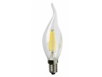 BK-14W7CF30 Edison DIM, 7Вт, 3000К, Е14 СВЕЧА на ветру, 360 град, 650Лм, стекло, Светодиодная лампа