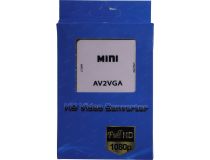  AV2VGA адаптер RCA (F)--  DSub (F) +audio