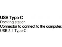 Docking Station USB-C - HDMI(F)+DSub(15F)+SD/microSD CR+3xUSB3.0port+LAN+audio+C(F)