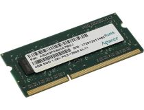 Apacer AS04GFA60CATBGJ DDR3 SODIMM 4Gb PC3-12800  CL11 (for NoteBook)