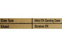 Miditower GameMax Stratos ITX Mini-ITX без БП, с окном