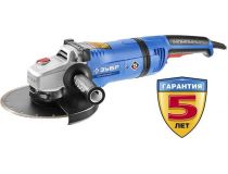 ЗУБР Мастер УШМ-230-2300 ПМ3 Угловая шлифмашина (2300W, 6000 об/мин, D230 мм, d22.2 мм, M14)