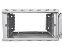 ЦМО ШРН-Э-6.500 Шкаф 19 настенный, серый 6U 600*520, дверь стекло-метал