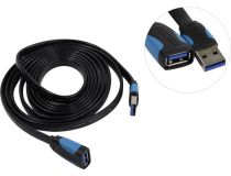 Vention VAS-A13-B200 Кабель удлинительный USB 3.0 A-- A 2м плоский