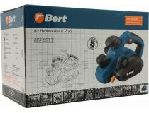 Bort BFB-850-T 98291469 Электрорубанок (850W, 16500 об/мин, глубина 3 мм, ширина 82 мм, станина под фуганок)