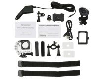 Digma FreeDrive Action 4K WiFi Black (3840х2160, 140°, LCD 2 , WiFi, microSDXC, USB, мик, Li-Ion)