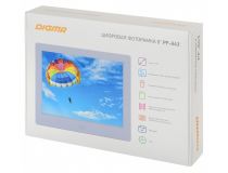 Digital Photo Frame Digma PF-843 White цифр. фоторамка (MP3/WMA/MPEG4/JPEG, 8 LCD,1024x768, SD/MMC, USB2.0, ПДУ)