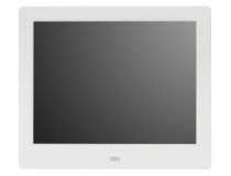 Digital Photo Frame Digma PF-843 White цифр. фоторамка (MP3/WMA/MPEG4/JPEG, 8 LCD,1024x768, SD/MMC, USB2.0, ПДУ)