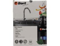 Bort TITAN 4000 91275769 Измельчитель пищевых отходов (390Вт, 4.2 кг/мин., 15 дБ, 1.2л)