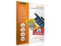 Fellowes 56018 пакеты для ламинирования EasyDisplay с клеевым слоем, А3