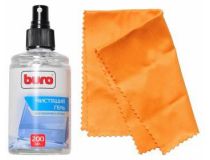 Buro BU-Gscreen Очиститель для экранов и оптики (гель 200мл + салфетка из микрофибры)
