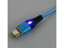 JETACCESS JA-DC39 1м Blue Кабель USB 2.0 AM-- съёмный магнитный USB-C 1м